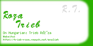 roza trieb business card